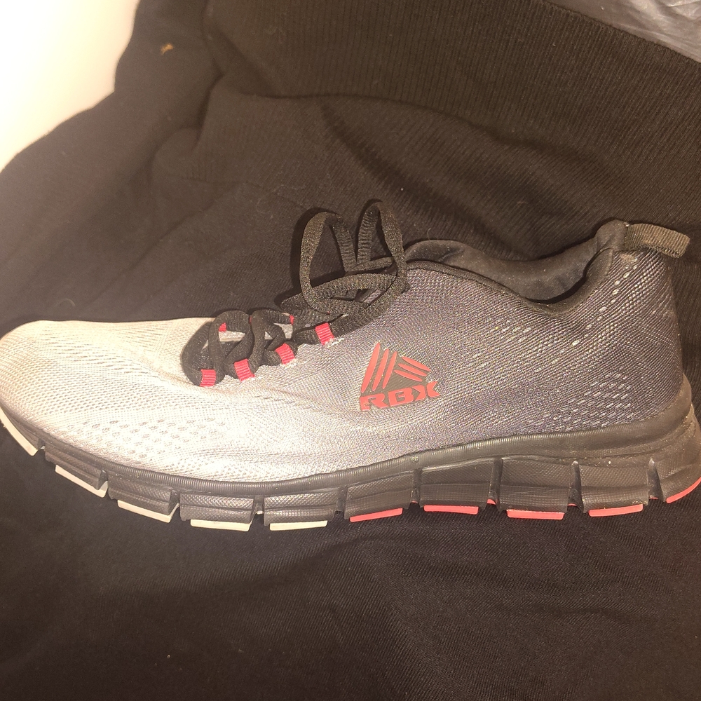 RBX Black and Silver Running Shoes